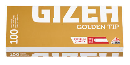 Гильзы для самокруток Gizeh Golden Tip 100 вид 1