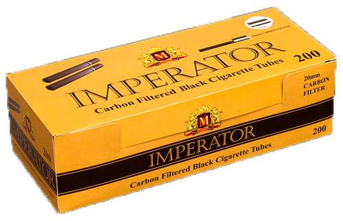Гильзы для самокруток Imperator Black Carbon 200 шт вид 1