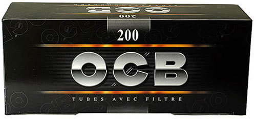 Гильзы для самокруток OCB Black 200 шт вид 1