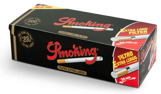 Гильзы для самокруток Smoking Extra Long 200 шт вид 1