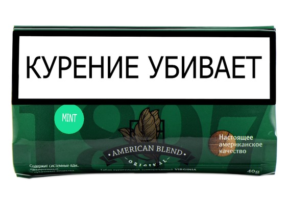 Сигаретный табак American blend 1897 - Mint 40 гр вид 1