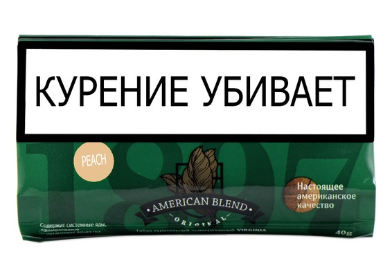 Сигаретный табак American blend 1897 - Peach 40 гр вид 1