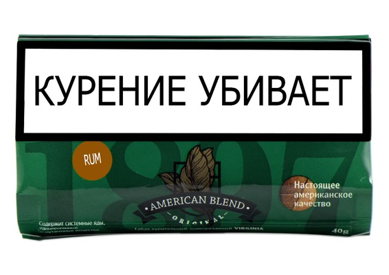 Сигаретный табак American blend 1897 - Rum 40 гр вид 1