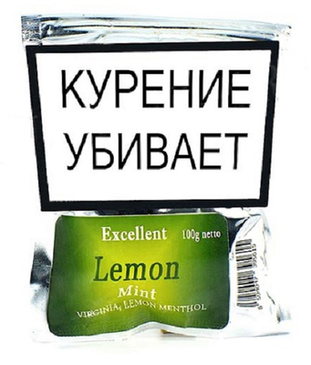 Сигаретный табак EXCELLENT LEMON MINT 100 гр. вид 1