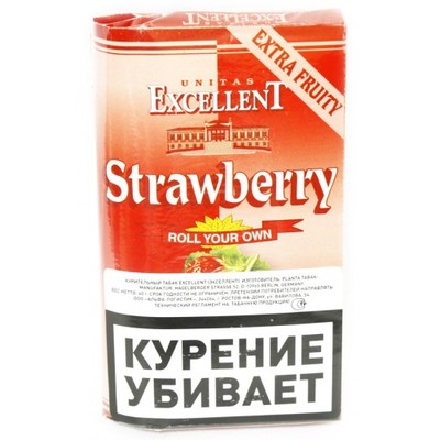 Сигаретный табак Excellent Strawberry 30 гр. вид 1