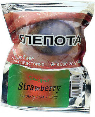Сигаретный табак EXCELLENT Strawberry 80 гр. вид 1