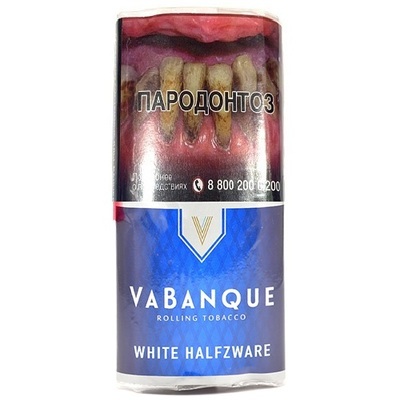 Сигаретный табак VaBanque - White Halfzware, 30 гр вид 1
