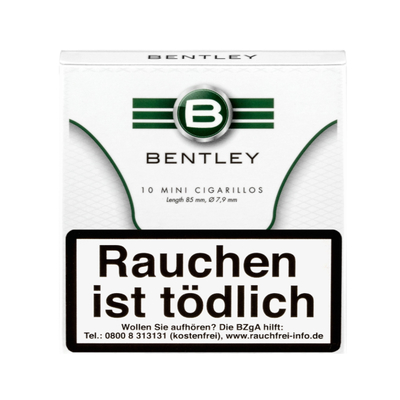 Сигариллы Bentley White Mini 10 Cigarillos вид 1
