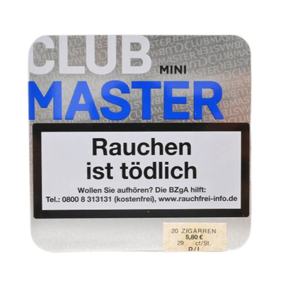 Сигариллы Clubmaster Mini - Blue 20 шт. вид 1