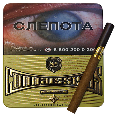 Сигариллы Connaisseurs Vanilla Aroma Tin 20 вид 1
