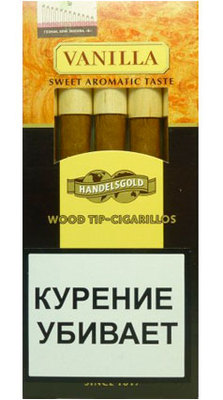 Сигариллы Handelsgold Vanilla Blond Wood Tip вид 1