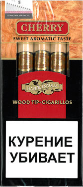 Сигариллы Handelsgold Cherry Red Wood Tip вид 1