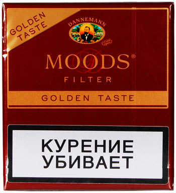Сигариллы Moods Filter Golden 10 вид 1