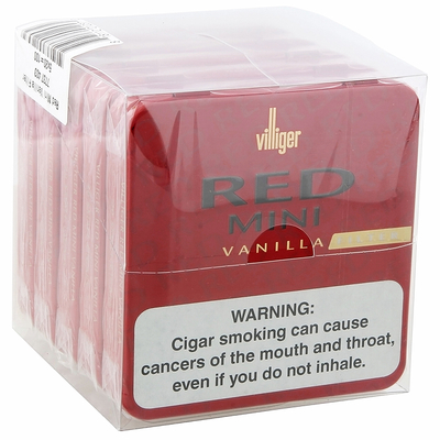 Сигариллы Villiger Red Mini Filter Vanilla 20 Cigarillos вид 2