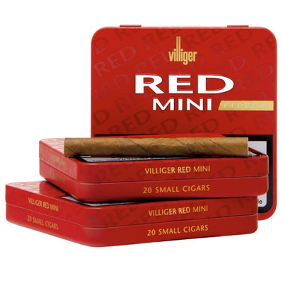 Сигариллы Villiger Red Mini Filter Vanilla 20 Cigarillos вид 1