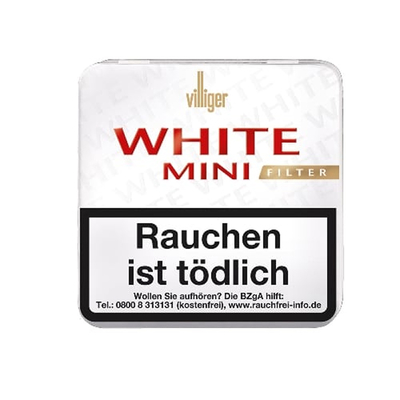 Сигариллы Villiger White Mini Filter 20 Cigarillos вид 2