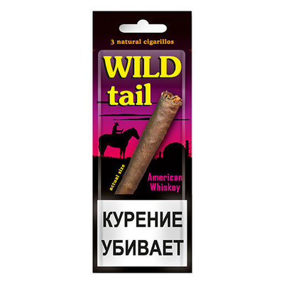 Сигариллы Wild Tail American Whiskey 3 шт. вид 1