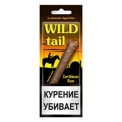 Сигариллы Wild Tail Carribean Rum 3 шт. вид 1
