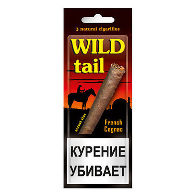 Сигариллы Wild Tail French Cognac 3 шт. вид 1