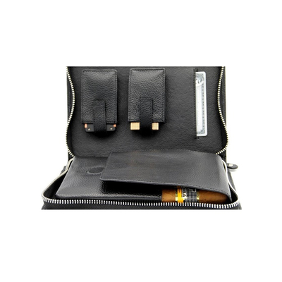 Сигарная сумка Adorini Cigar bag real leather Black Yarn 11394 11394 вид 2