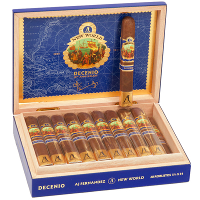 Сигары A. J. Fernandez New World Decenio Robusto вид 2
