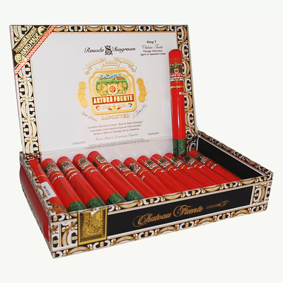 Сигары Arturo Fuente Chateau Fuente King T Rosado Sun Grown Tubos вид 4