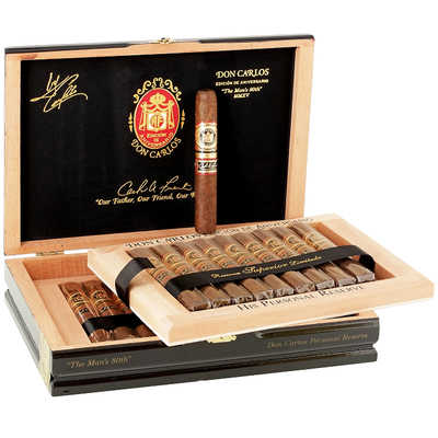 Сигары Arturo Fuente Don Carlos The Mans 80th Personal Reserve Robusto вид 2