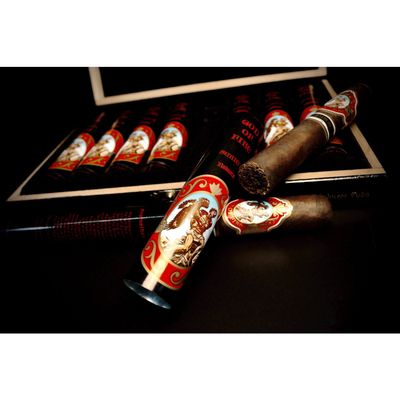 Сигары Arturo Fuente God of Fire Serie B Robusto Tubos вид 4