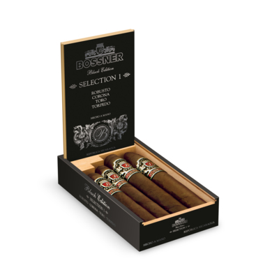 Подарочный набор сигар Bossner Black Edition Selection вид 1
