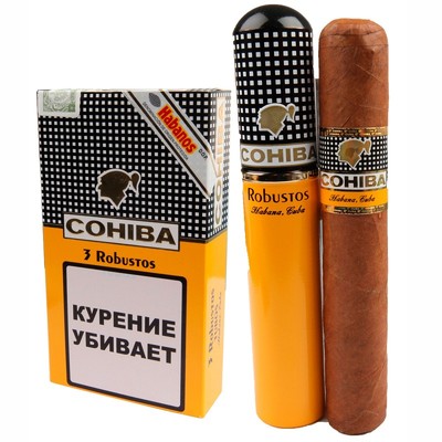 Сигары  Cohiba Robustos Tubos вид 3