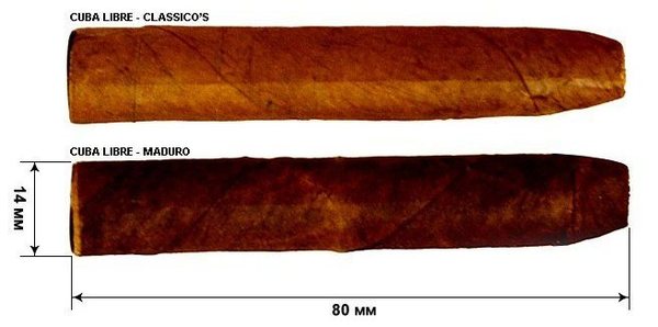 Сигары Cuba Libre Classicos Half Corona вид 2