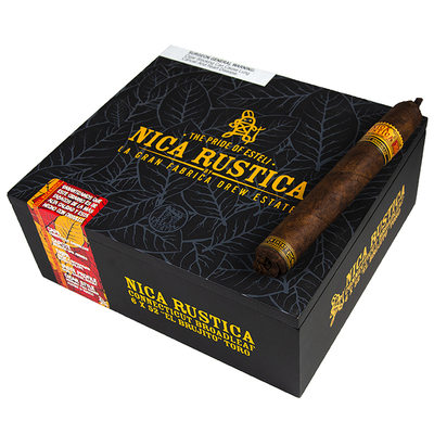 Сигары Drew Estate Nica Rustica Broadleaf  El Brujito Toro вид 2