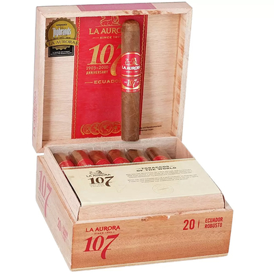 Сигары La Aurora 107 Ecuador Robusto вид 4