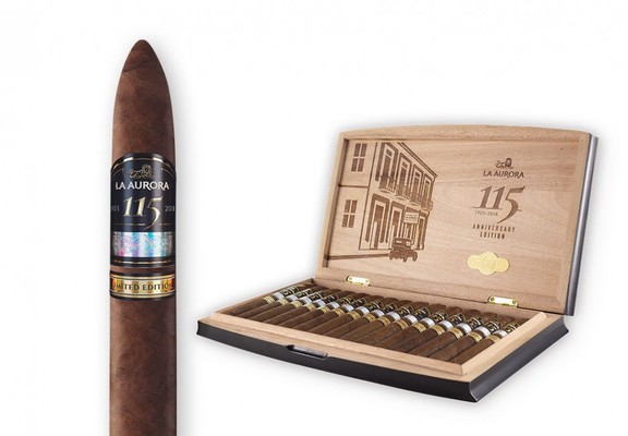 Сигары La Aurora 115th Anniversary Edition Belicoso вид 2