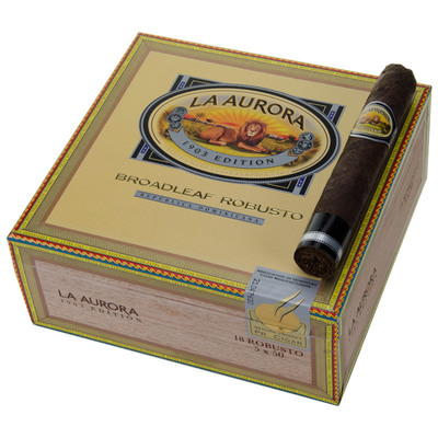 Сигары La Aurora 1903 Broadleaf Edition Robusto вид 2