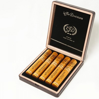 Сигары La Flor Dominicana Oro No 6 Maduro Tubo вид 3