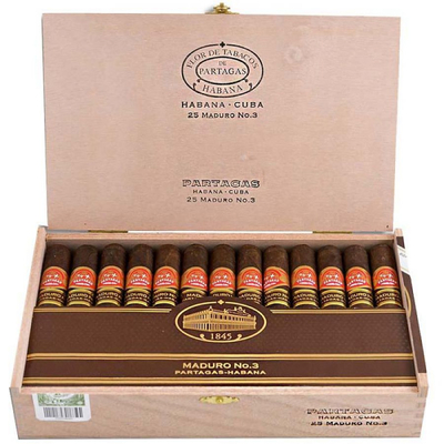 Сигары  Partagas Maduro No 3 вид 2