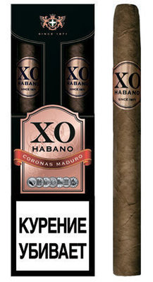Сигары XO Habano Coronas Maduro 2 шт. вид 1