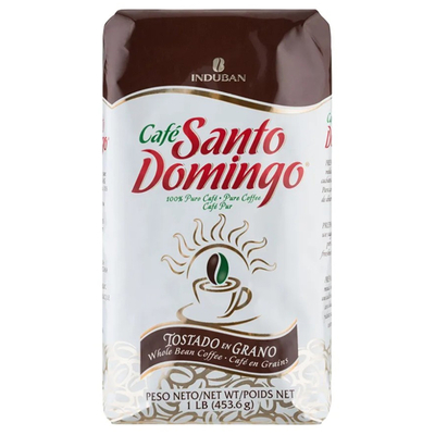 Доминиканский кофе Santo Domingo, в зернах 454гр. вид 1