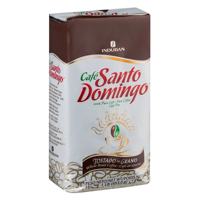 Доминиканский кофе Santo Domingo, в зернах 454гр. вид 2