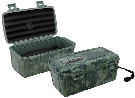 Дорожный хьюмидор Aficionado Cigar Safe 15 Camouflage вид 1