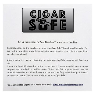 Дорожный хьюмидор Aficionado Cigar Safe 40 вид 11