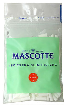 Фильтры для самокруток Mascotte Extra Slim Filters 5,3 мм вид 1