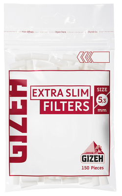 Фильтры для самокруток Gizeh Extra Slim Filter 150 вид 1