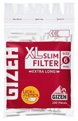 Фильтры для самокруток Gizeh XL Slim Filter 100 вид 1