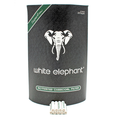 Фильтры для трубок White Elephant Угольные 9мм 250 шт. вид 1