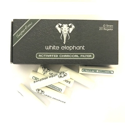 Фильтры для трубок White Elephant Уголные 20 шт. 9 мм вид 1