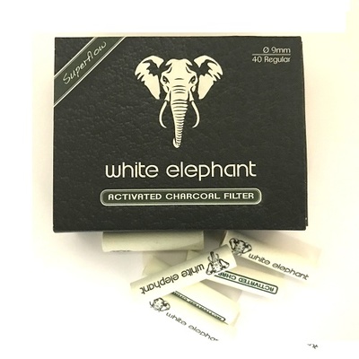 Фильтры для трубок White Elephant Уголные 40 шт. 9 мм вид 1
