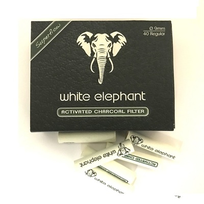 Фильтры для трубок White Elephant Угольные 9мм. 40 шт. вид 1