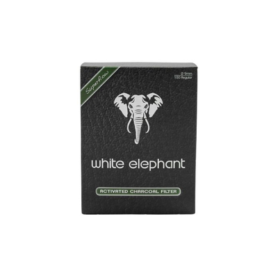 Фильтры для трубок White Elephant Угольные 9 мм 150 шт. вид 1